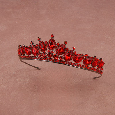 Light Elegant Bridal Crown Drop Shaped Crown for Henna Night