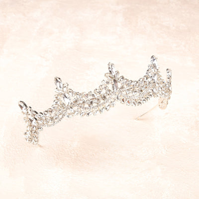Elegant Vintage Crystal Wedding Crown Special Wedding Crown for Brides