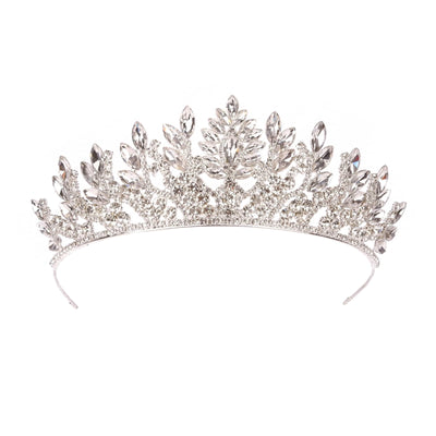 Bachelorette Crown with Crystal Stone Princess Crown for Wedding Day