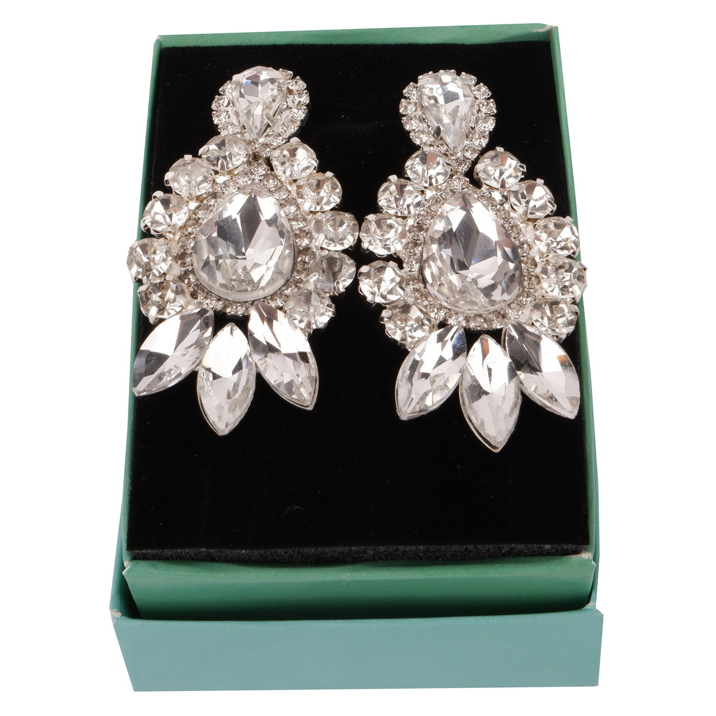 Crystal Stone Glass Look Bridal Earrings Bridesmaid Earrings Special Earrings for Special Occasions