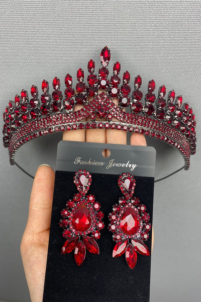 Anteras Bridal Henna Crown and Earrings