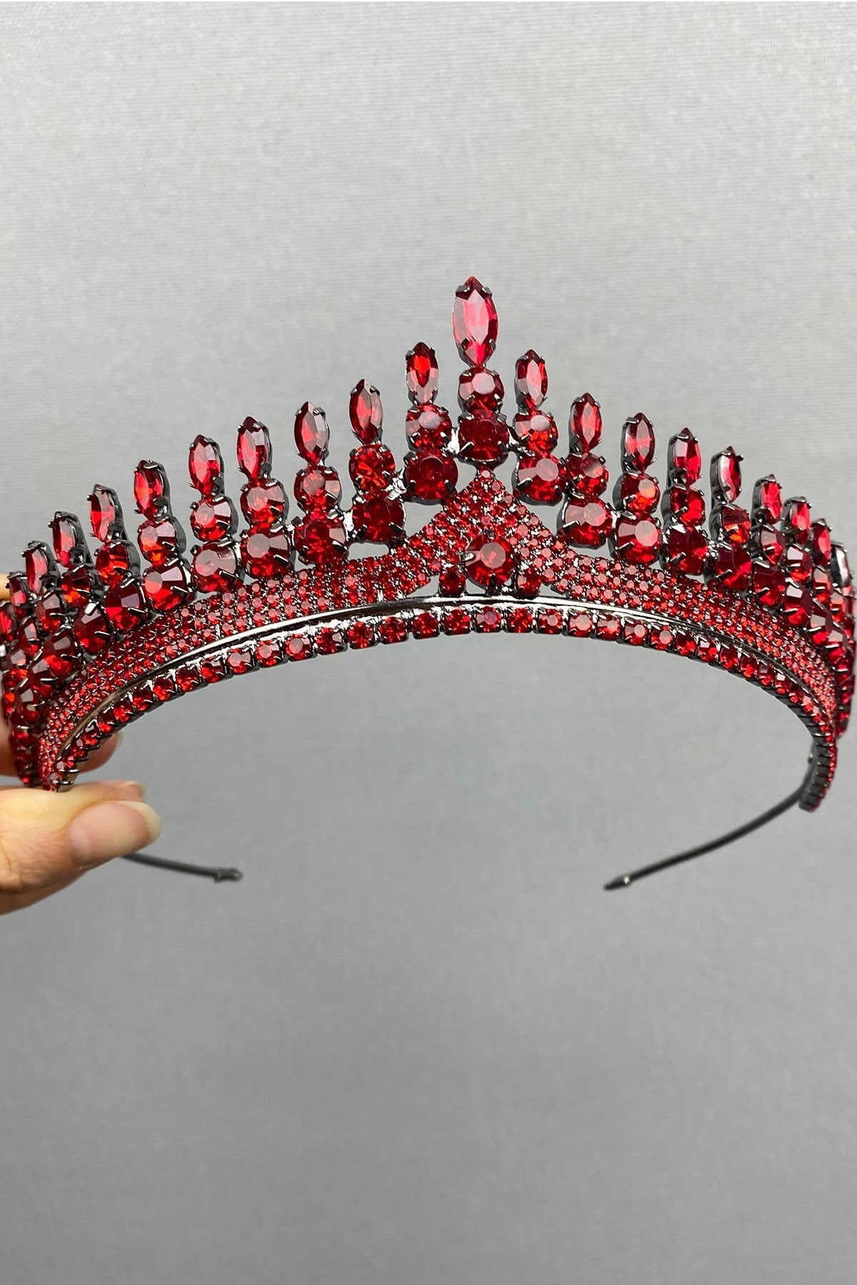 Anteras Bridal Henna Crown and Earrings