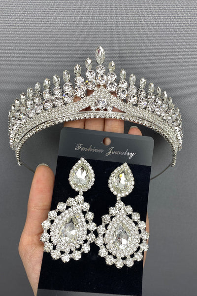 Anteras Bridal Henna Crown and Earrings