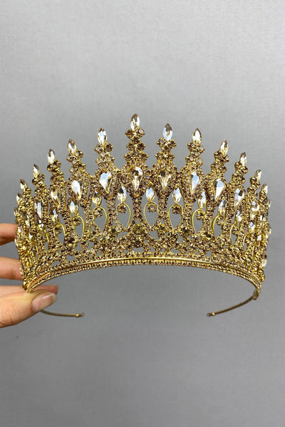 Anthracite Gold Henna Bridal Crown
