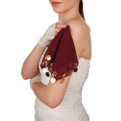 Luxury Sequin Halay Handkerchief henna handkerchief henna accessory wedding accessory handkerchief