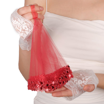 Beaded Party Handkerchief Special Costume Handkerchief for Brides Wedding Halay Handkerchief 1 Pcs