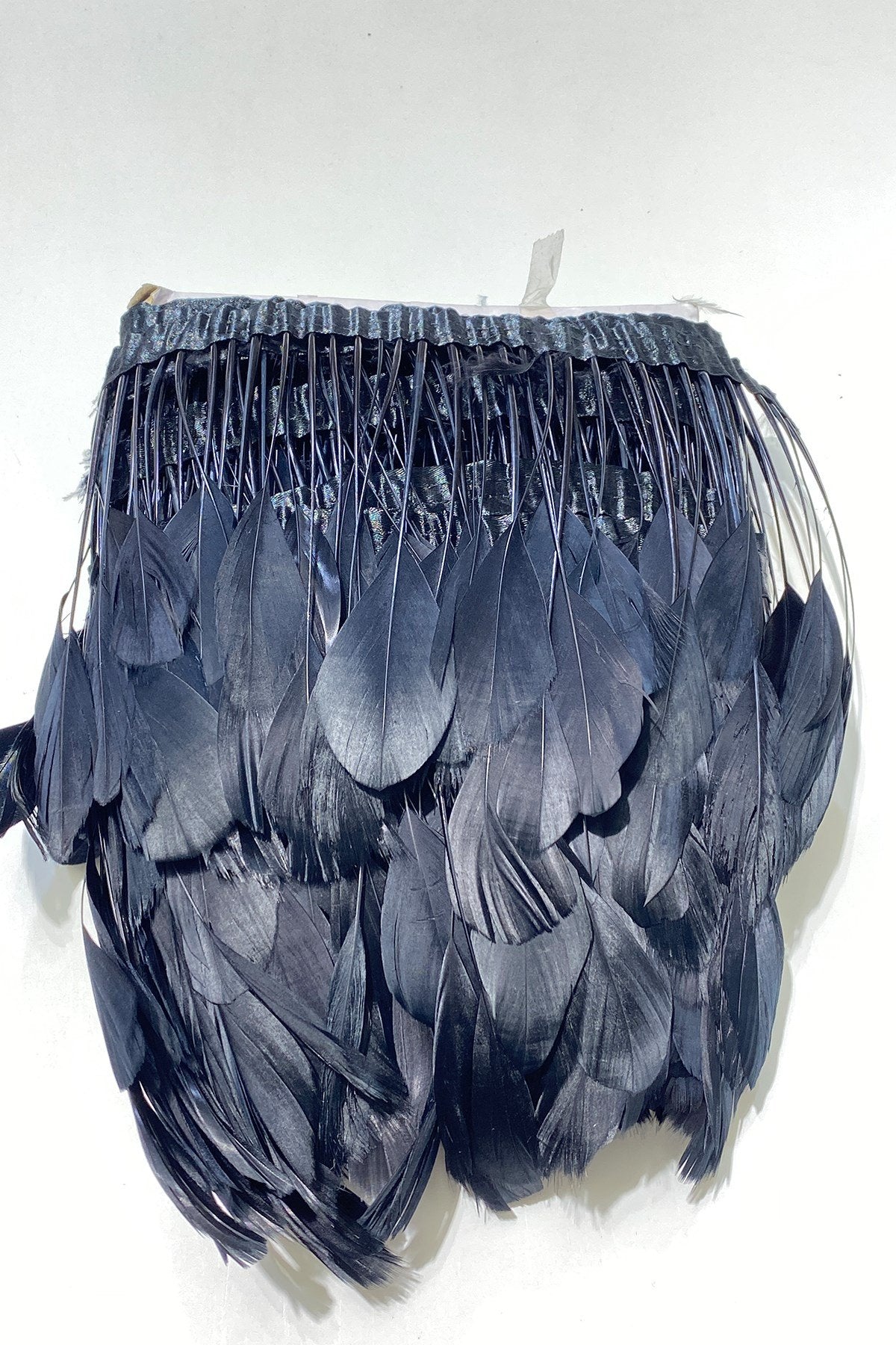 Black Malibu Ostrich Feather