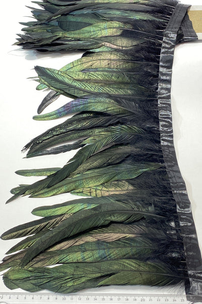 Black Long Chandelier Feather 1m