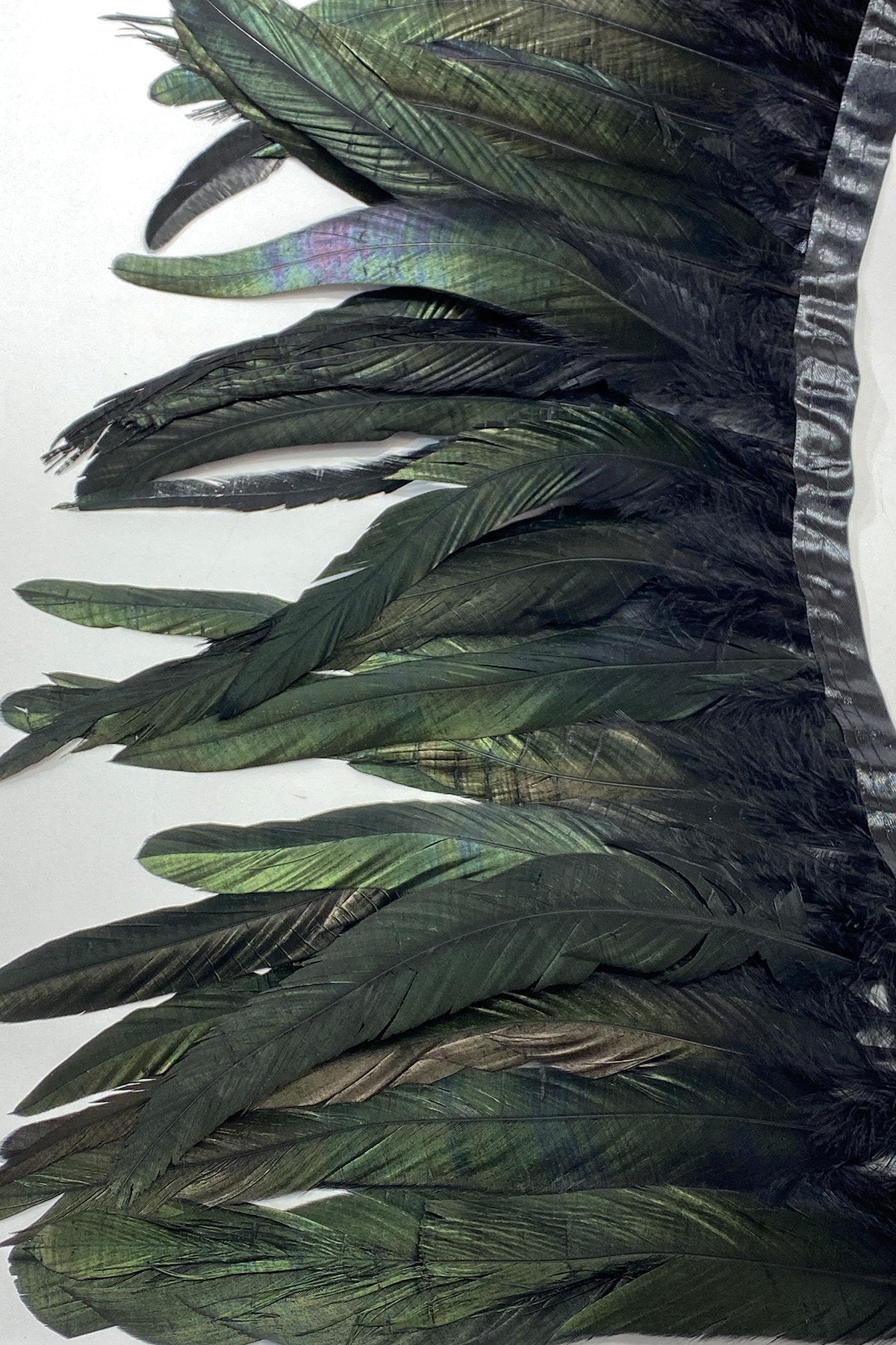 Black Long Chandelier Feather 1m